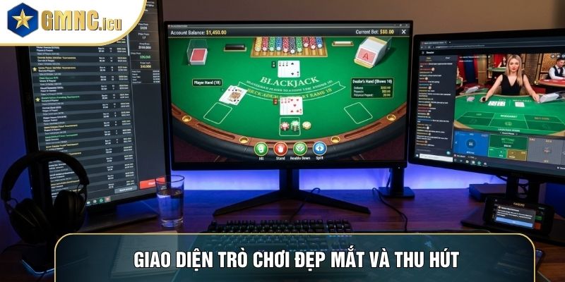 Giao diện trò chơi đẹp mắt và thu hút